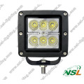 Square 6PCS*3W CREE 18W LED off Road Fog Light for 4X4, ATV, Boat, SUV